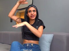 Petite Latina Ghetto THOT Job Interview Fuck