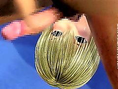 Horny 3D hentai cutie eats ass crack