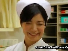 Japanese Asian Nurse Sex Care Her Pacients Voyeur