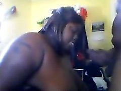 Black BBW Pleasing Some Cock