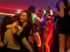 Party sluts pussy fucked on the dancefloor