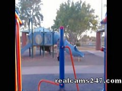 Ameliemay camgirl in public webcam for myfreecams group